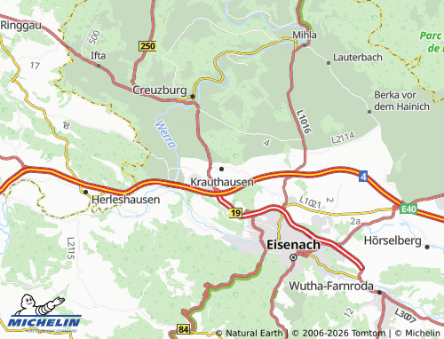 Mapa MICHELIN Krauthausen - ViaMichelin