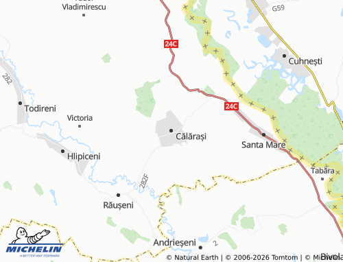 Mapa MICHELIN Călărași - ViaMichelin