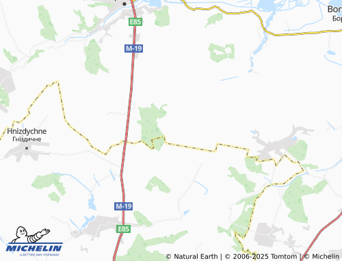 MICHELIN Dibrova map - ViaMichelin