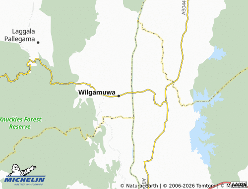 MICHELIN Perakanatta map - ViaMichelin