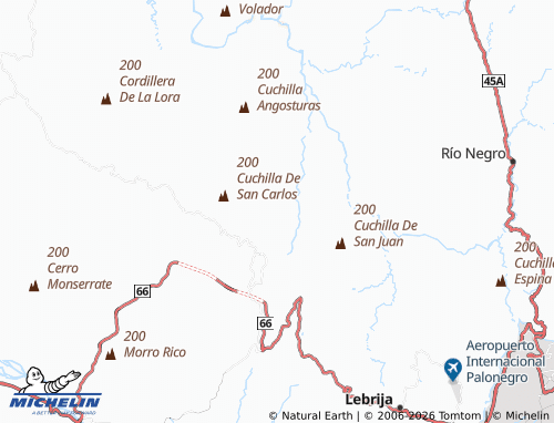 Mapa MICHELIN Centenario - ViaMichelin