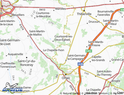 Mapa MICHELIN La Goupillière - ViaMichelin