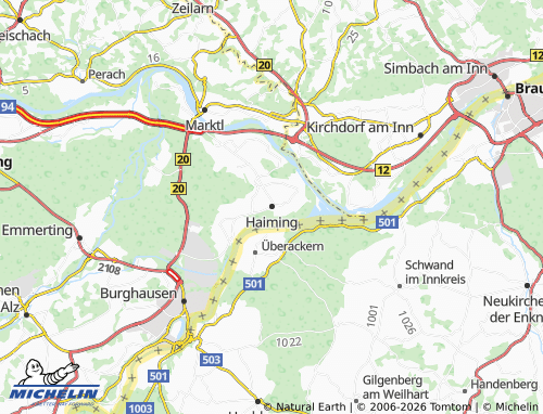 Mappa MICHELIN Haiming - ViaMichelin