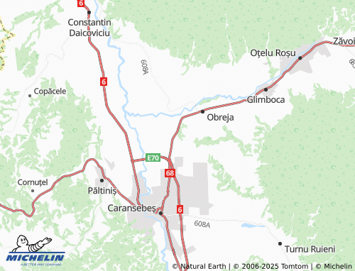 MICHELIN Iaz map - ViaMichelin