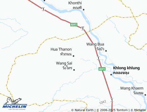 Carte MICHELIN Hua Thanon - ViaMichelin