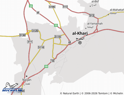 MICHELIN Al Jamiah map - ViaMichelin