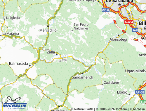 Mapa MICHELIN Güeñes - ViaMichelin