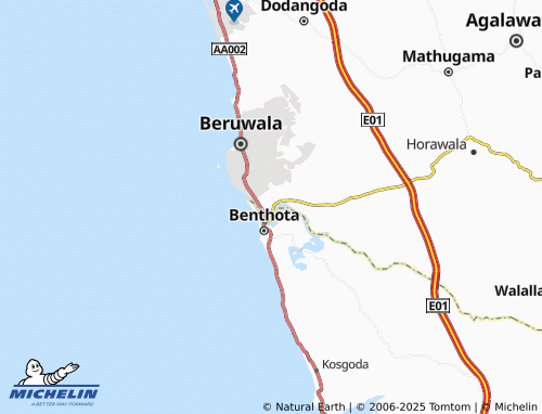 Carte MICHELIN Seenawatta - ViaMichelin