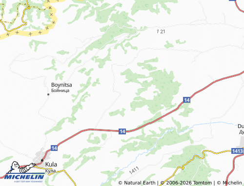 Mapa MICHELIN Tsar-petrovo - ViaMichelin