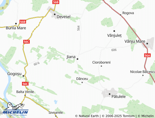 MICHELIN Jiana map - ViaMichelin
