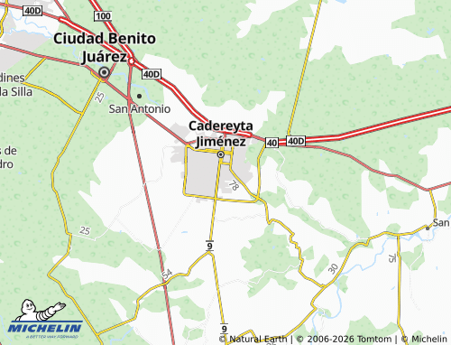 MICHELIN Jardines de Compostela map - ViaMichelin