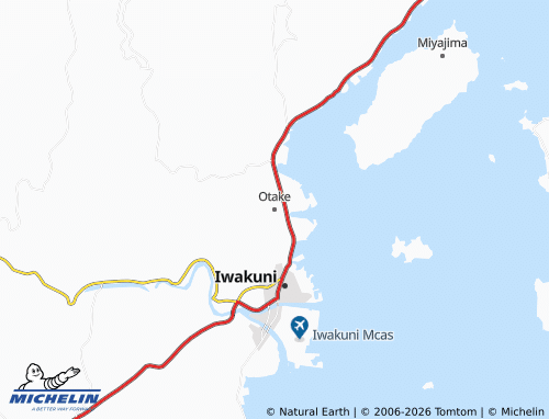 Mapa MICHELIN Otake - ViaMichelin