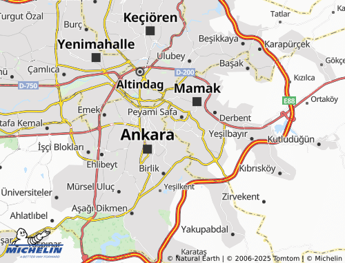 Carte MICHELIN Türközü - ViaMichelin