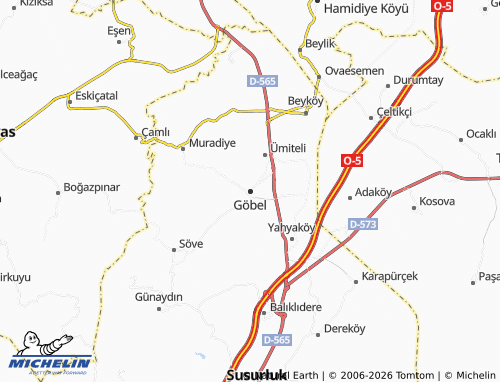 MICHELIN Göbel map - ViaMichelin