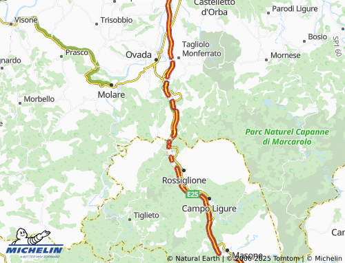 MICHELIN Gnocchetto map - ViaMichelin