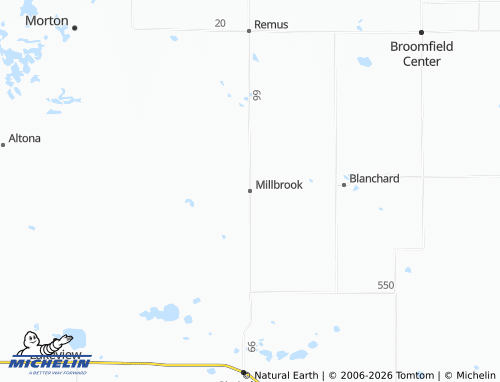 Mappa MICHELIN Millbrook - ViaMichelin