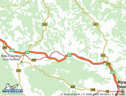 Carte MICHELIN Sinjac - ViaMichelin