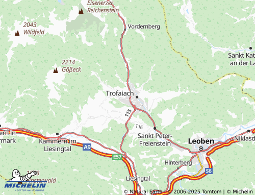 Mappa MICHELIN Untergimplach - ViaMichelin