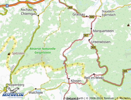 Mappa MICHELIN Schleching - ViaMichelin