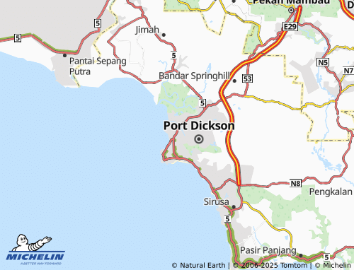 MICHELIN Taman PD Delima map - ViaMichelin