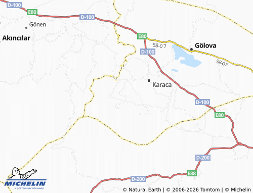 Mappa MICHELIN Uluçukur - ViaMichelin