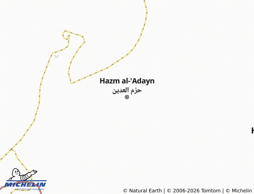 MICHELIN-Landkarte Hazm al-'Adayn - ViaMichelin