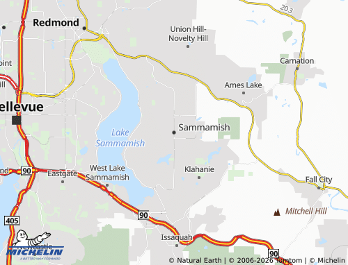 Mappa MICHELIN Sammamish - ViaMichelin