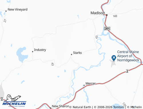 Mappa MICHELIN Starks - ViaMichelin