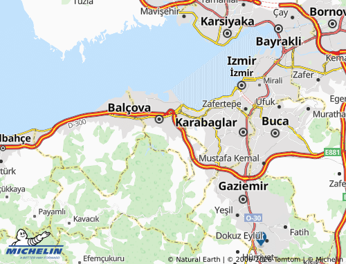 MICHELIN Çetin Emeç map - ViaMichelin