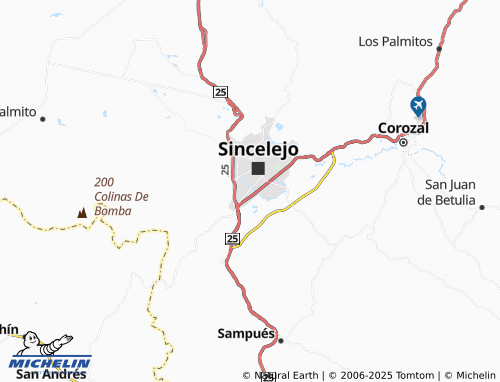 MICHELIN Las Delicias map - ViaMichelin