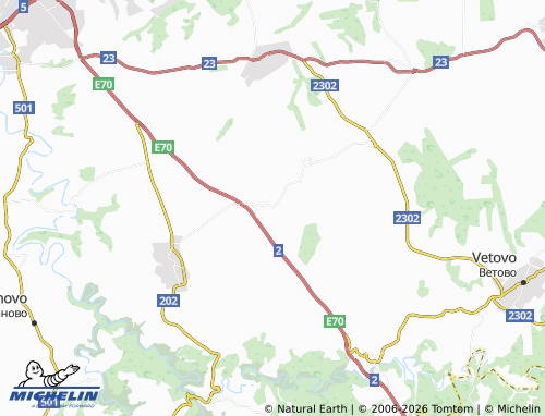 MICHELIN-Landkarte Bazan - ViaMichelin