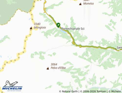 Mapa MICHELIN Chiesa - ViaMichelin