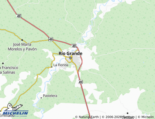 MICHELIN-Landkarte Llaneros - ViaMichelin