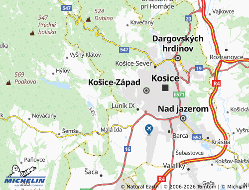 Mappa MICHELIN Myslava - ViaMichelin