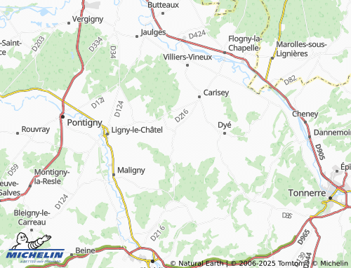 MICHELIN Méré map - ViaMichelin