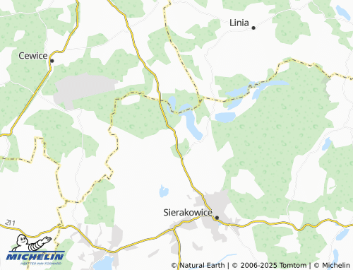 Carte MICHELIN Pałubice - ViaMichelin