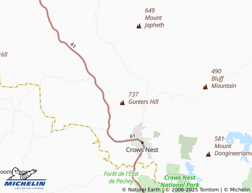 MICHELIN Mountain Camp map - ViaMichelin