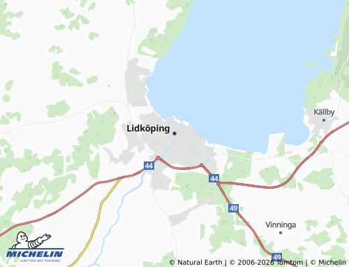 Carte MICHELIN Lidköping - ViaMichelin