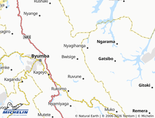 Mapa MICHELIN Bwisige - ViaMichelin