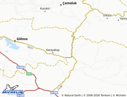 MICHELIN Aydoğdu map - ViaMichelin