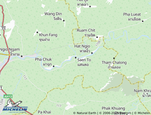MICHELIN Saen To map - ViaMichelin