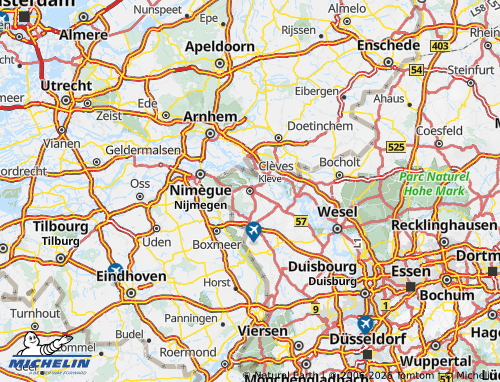 MICHELIN Cleves map - ViaMichelin