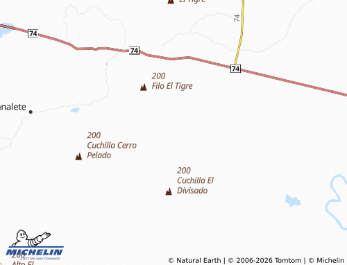 MICHELIN Las Pavas map - ViaMichelin