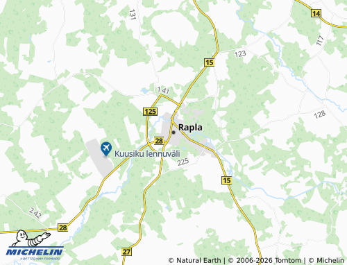 Mapa MICHELIN Rapla - ViaMichelin