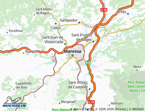 MICHELIN-Landkarte Manresa - ViaMichelin
