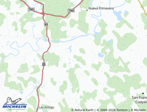 Mappa MICHELIN El Lobo y Anexas - ViaMichelin