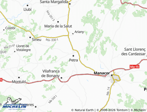 Mapa MICHELIN Petra - ViaMichelin