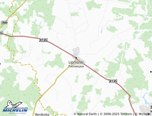 Carte MICHELIN Lipnishki - ViaMichelin