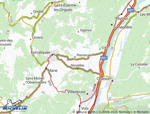 MICHELIN Pierrerue map - ViaMichelin