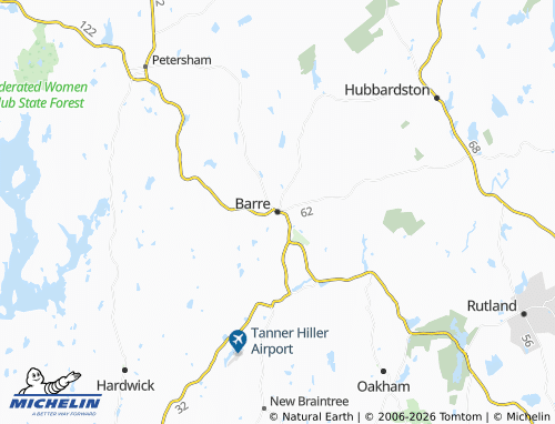 Kaart MICHELIN Barre - ViaMichelin